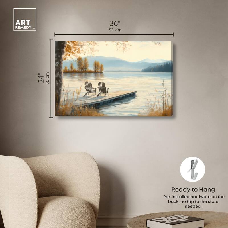 Lake of Dreams Canvas by Art Remedy, Gallery Wrapped