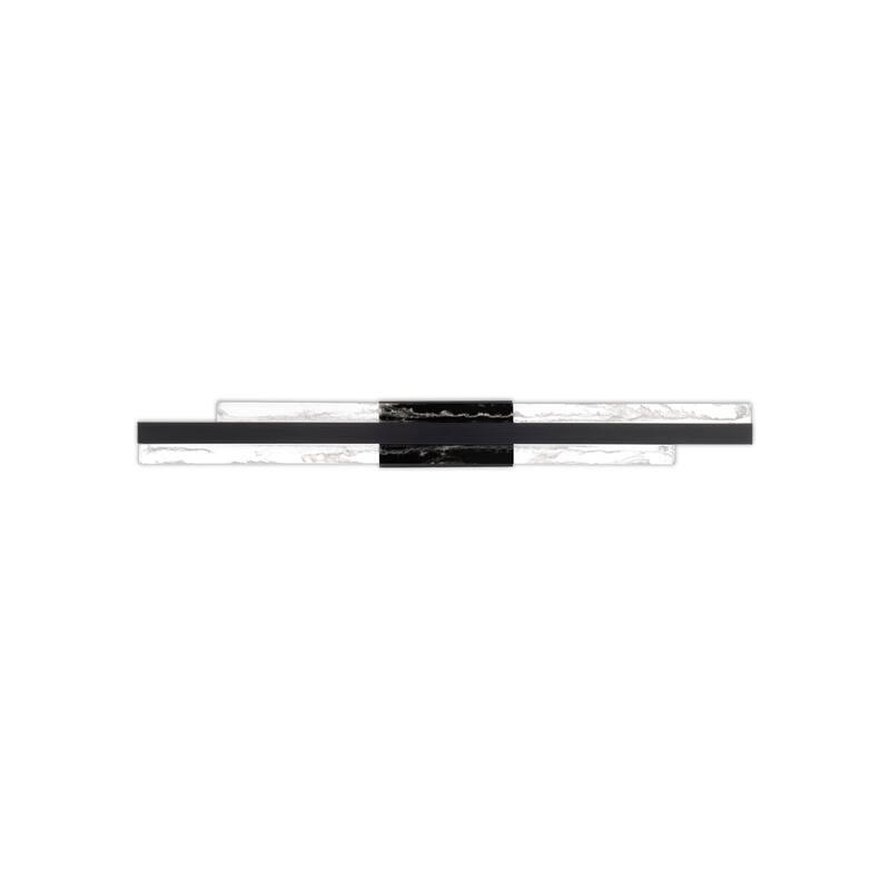 Tandem 27in LED Bath Vanity & Wall Light 3000K in Black