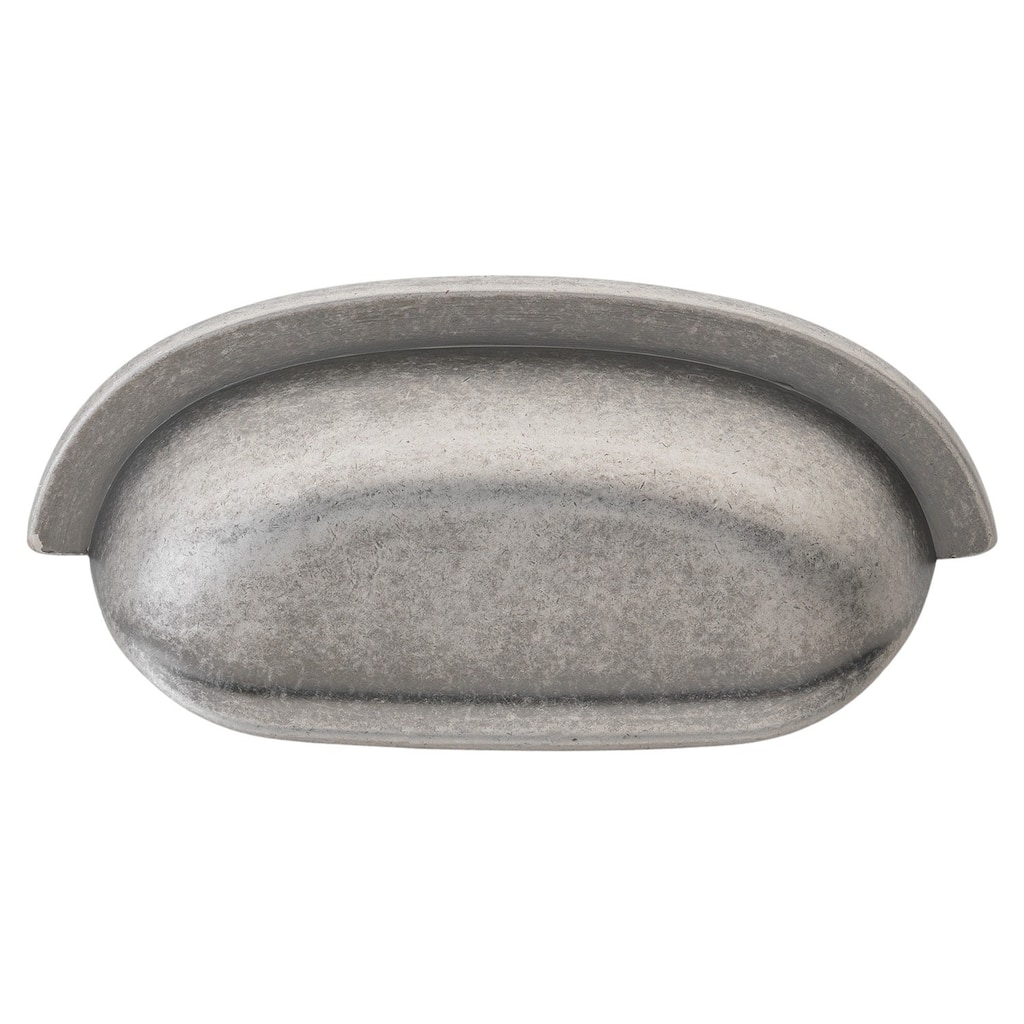 GlideRite 5-Pack 2-1/2 in. Center Weathered Nickel Classic Cabinet Bin Pulls - Weathered Nickel