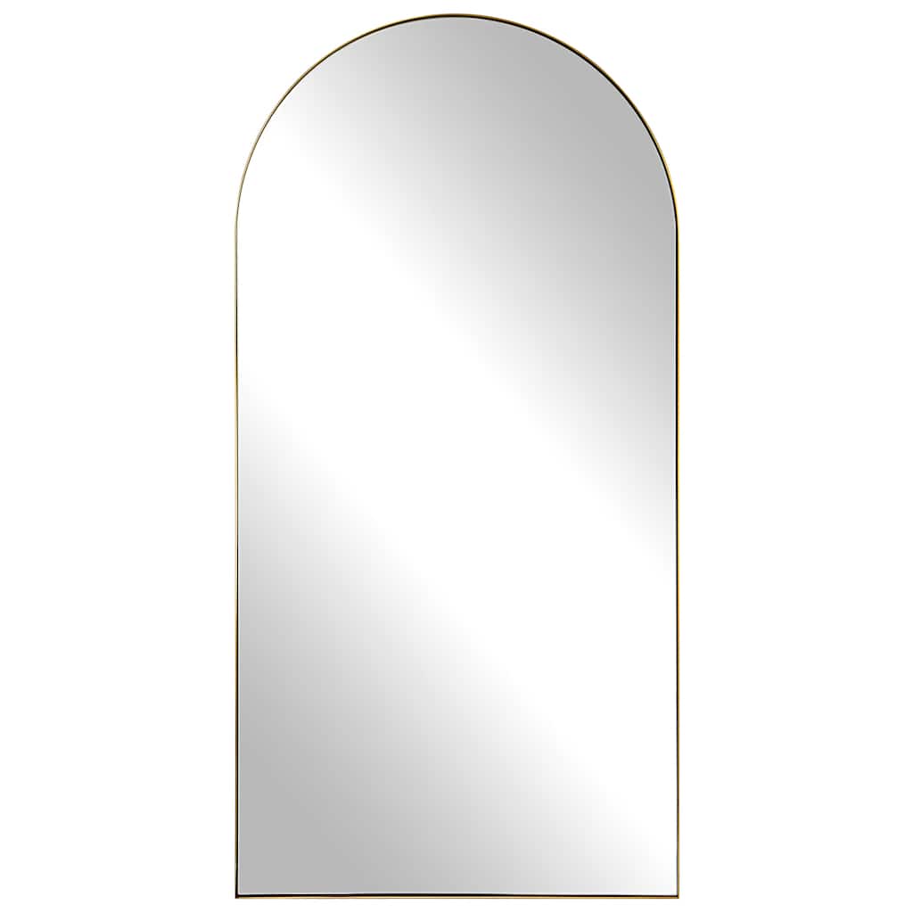 Uttermost Crosley Antique Brass Arch Mirror - 36"W x 72"H x 0.125"D