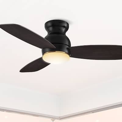 CARRO Reed 44" 3-Blade Indoor Ceiling Fan with LED light and Remote.