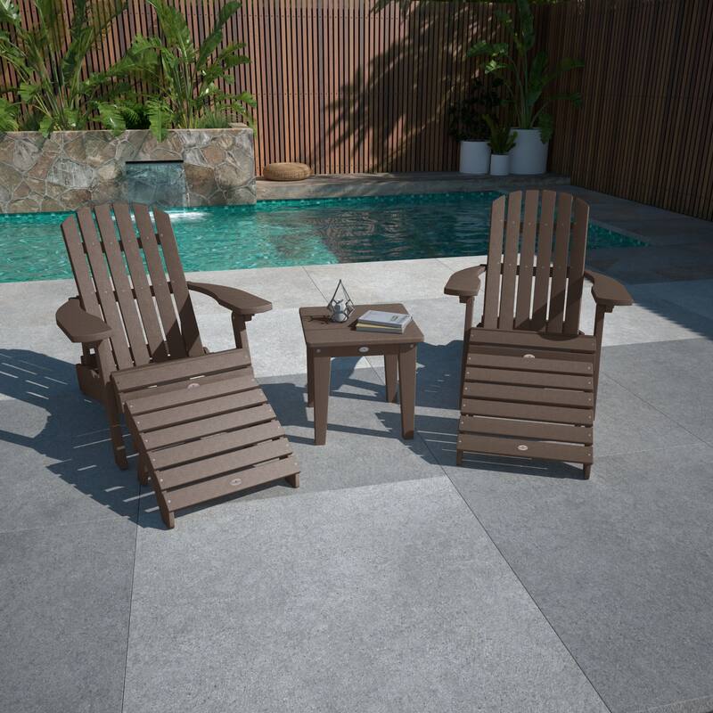 BAHIA VERDE OUTDOORS Cape 5-Piece Adirondack Conversation Set