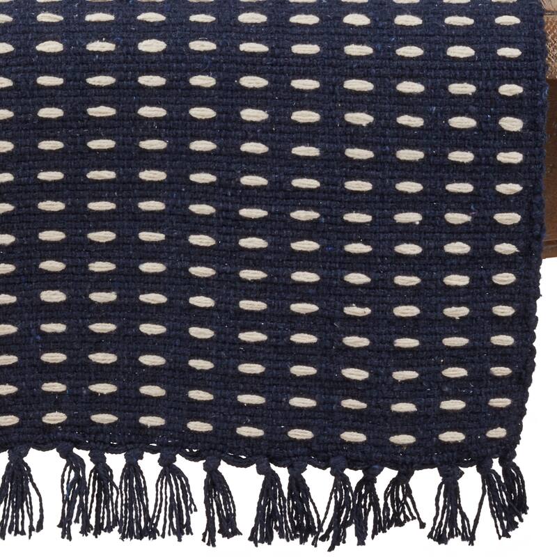 Dashed Woven Long Table Runner