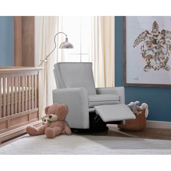 slide 2 of 11, The 1st Chair Zoey Gliding, Swivel Recliner - Made In USA Millionaire Gray