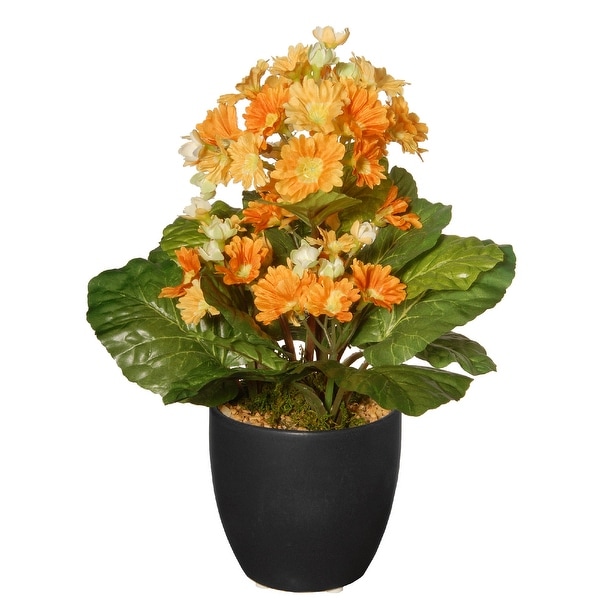 12” Potted Primula Artificial Plant - N/A