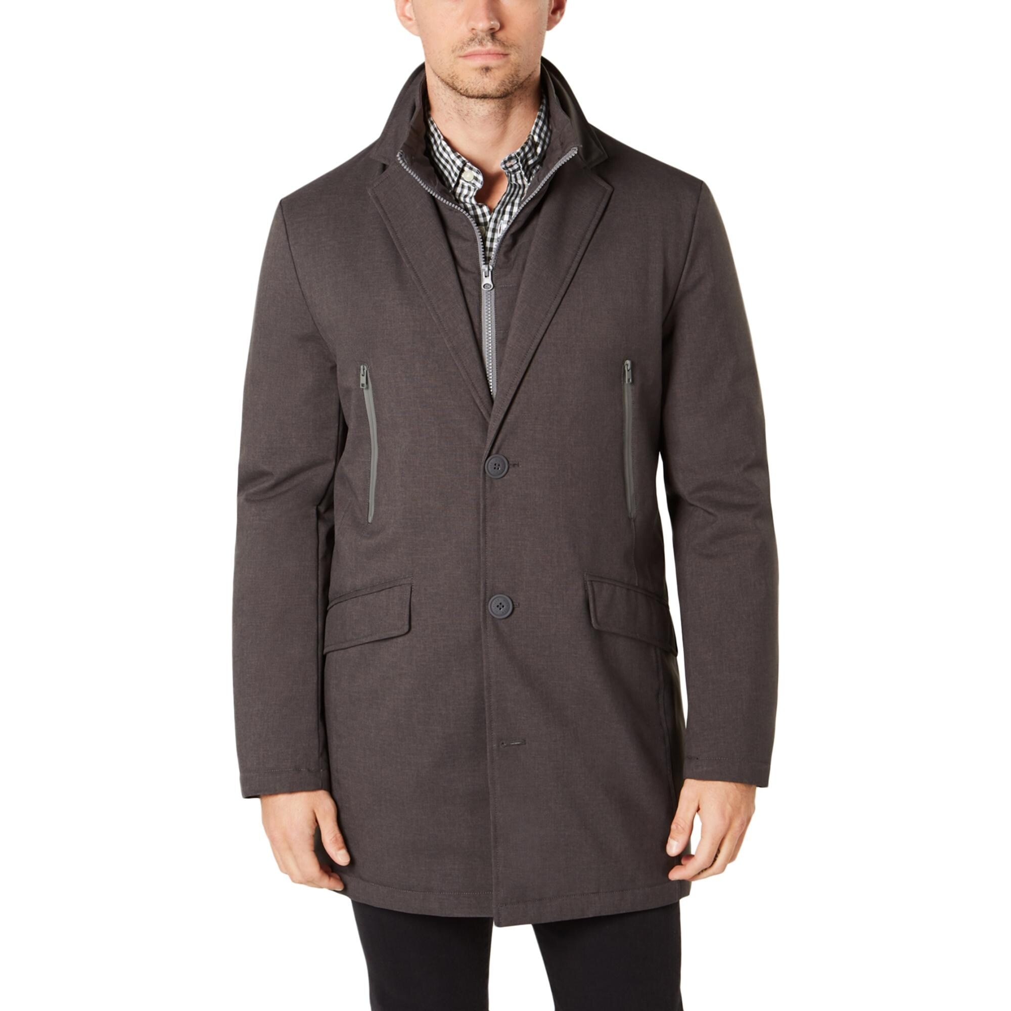 Tommy Hilfiger Mens Robert Fall /& Spring All Weather Raincoat