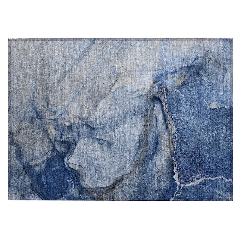Fami Artistic Abstract Weather Resistant Versatile Elegance Outdoor Rug