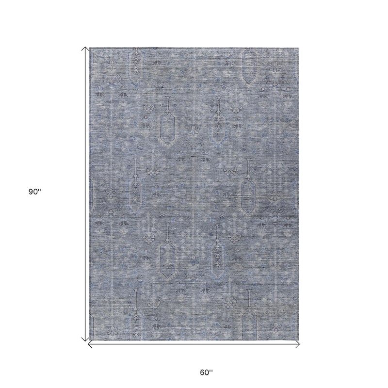 HomeRoots Southwestern Transitional Rectangle Outdoor Rug