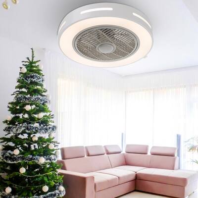 Ceiling Fan Light Remote Control LED Lamp Dimmable Bedroom Office Modern