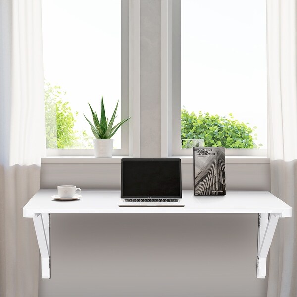 Multifunctional Wall Mounted Wooden Folding Desk Bed Bath Beyond 35542712