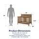 preview thumbnail 16 of 15, Avenue Greene Nassau Rustic Coffee 5-in-1 Convertible Crib
