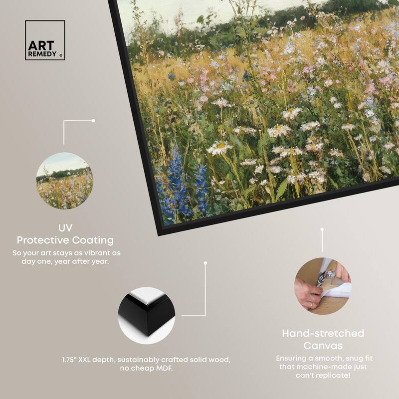 Glimmering Glade Garden II Canvas by Art Remedy