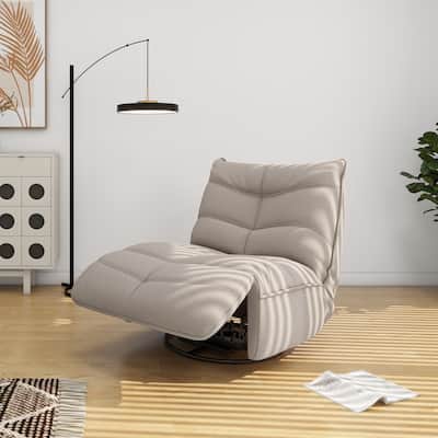 Rearden 35.5" Swivel Glider Manual Recliner Gaming Lounge Chair