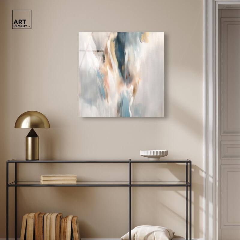 Gilded Gorge II Acrylic by Art Remedy, Ready to Hang