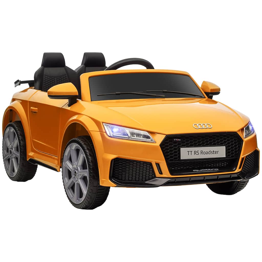 Audi TT RS Licensed Kids Electric Ride-On Car, 6V with Parent Remote, Music Player, and Lights, Perfect for Ages 3-5