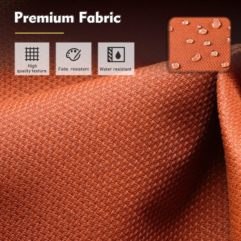 XIZZI Patio Wicker Loveseat with Cushions Outdoor 2-Seater Sofa for Patio, Deck, or Backyard