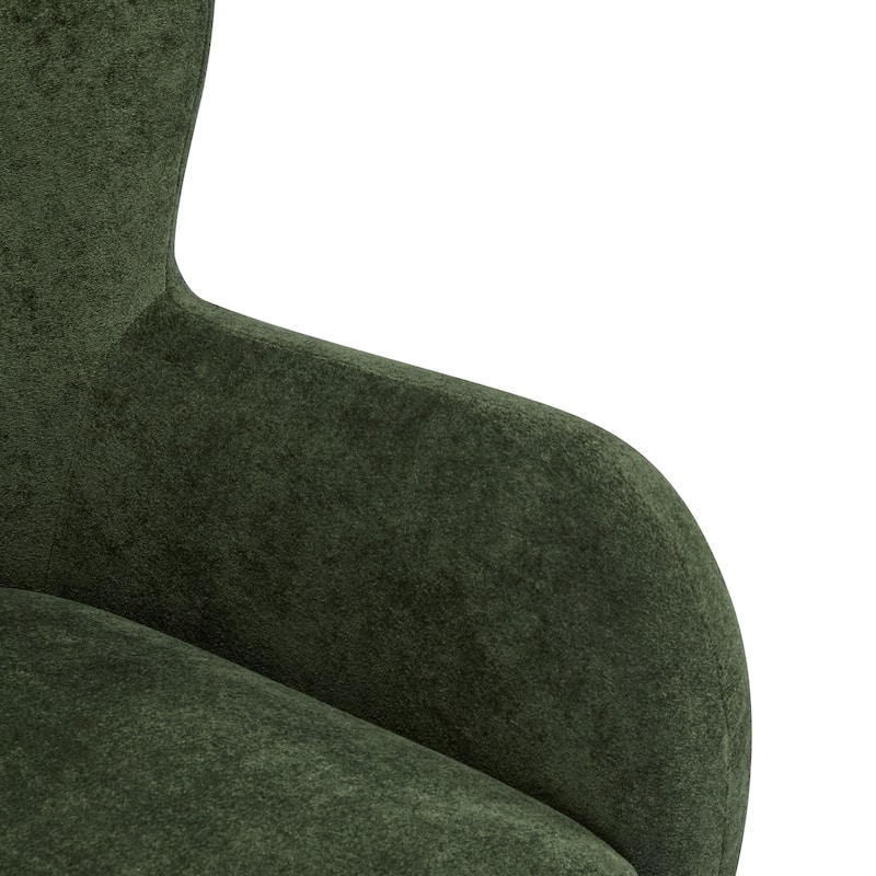 Bacho Fabric Wingback Accent Chair by Christopher Knight Home