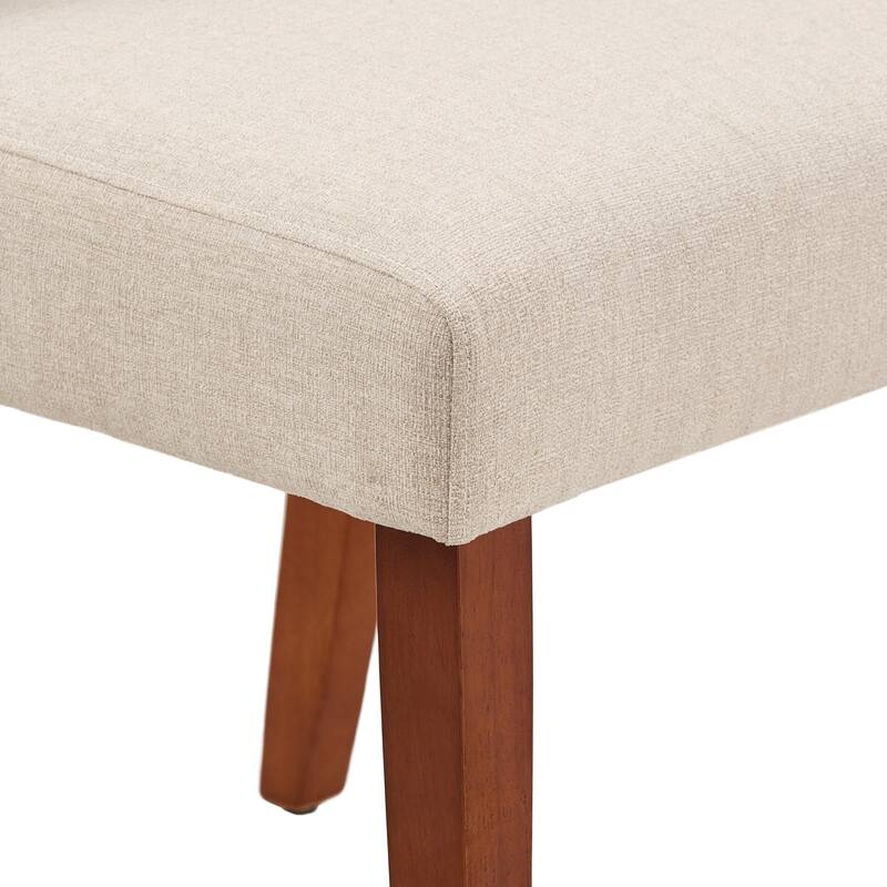 Calvados Upholstered Fabric Keyhole Dining Chairs (Set of 2) by iNSPIRE Q Classic