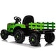 preview thumbnail 15 of 81, Electric 12V Ride-On Tractor with Trailer for Kids, Three Speeds, Parent Control, USB/MP3