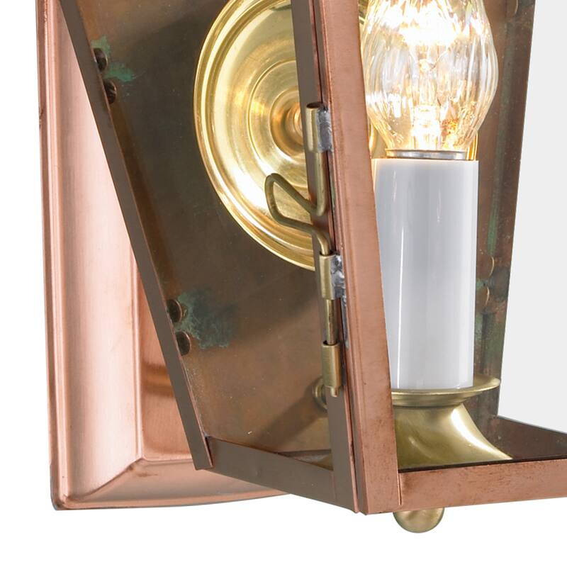 Elk Home Olde Colony Copper 1 Light Outdoor Wall Sconce