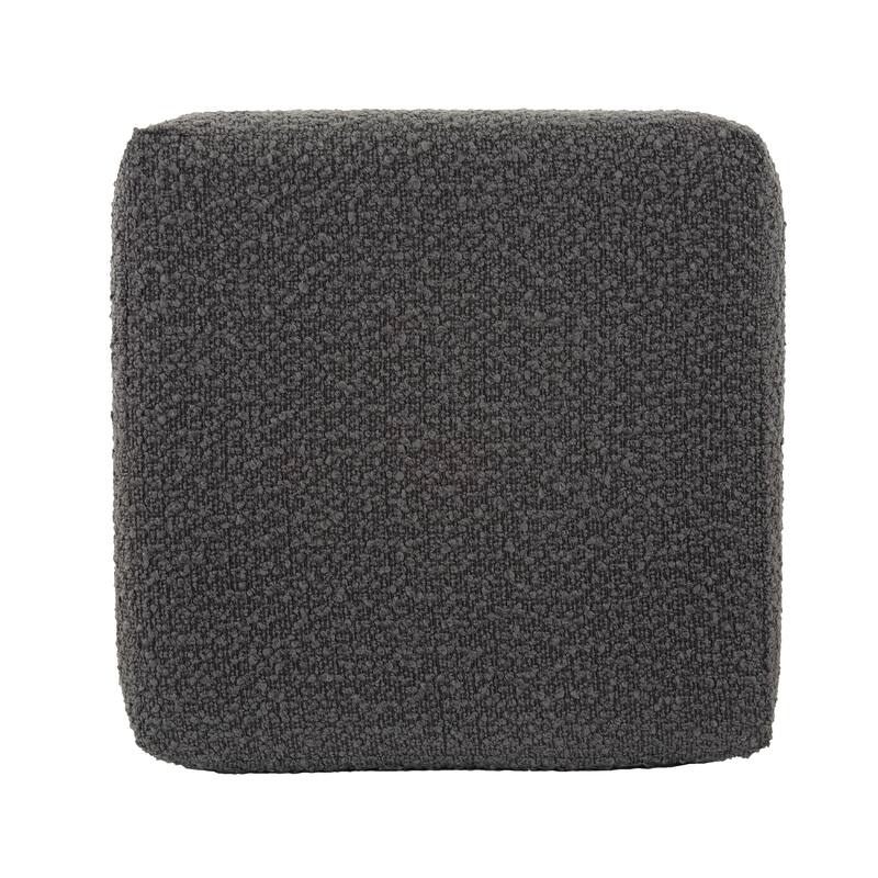 Allan Andrews No Tip Short Block Ottoman with Cover, Barbet Collection