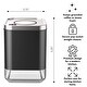 preview thumbnail 3 of 9, Glass Storage Container. Coffee Canister by Kaffe - Stainless Steel