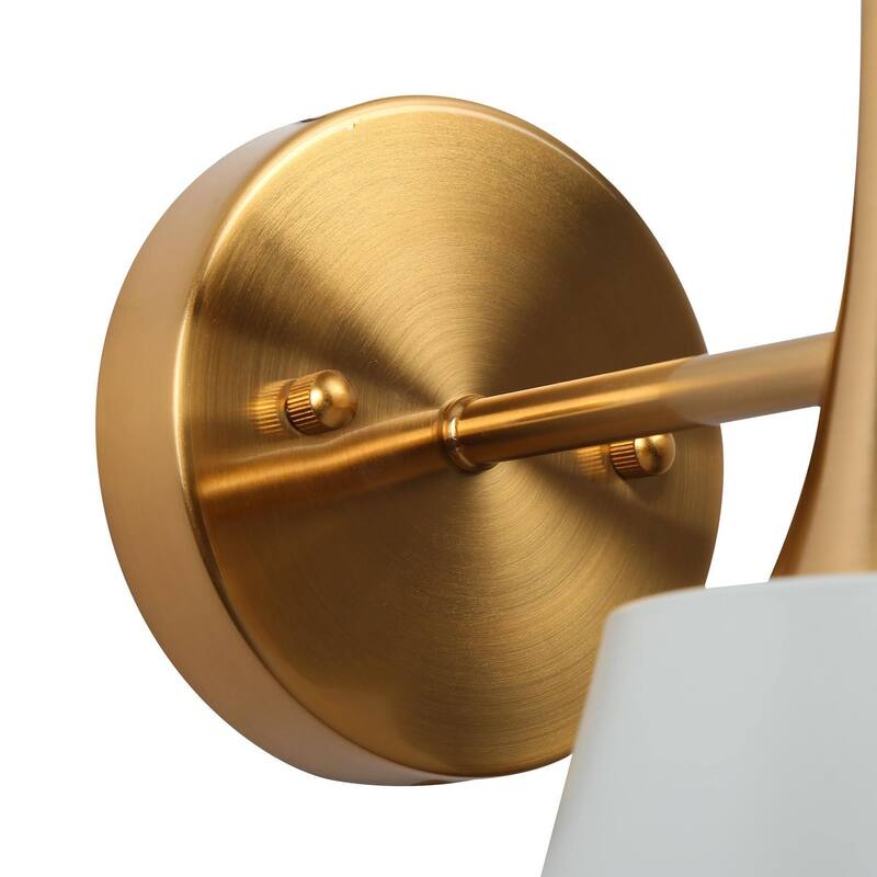 Mid-century Modern Gold 1/2/3/4-Light Bathroom Vanity Light Metal Wall Sconces