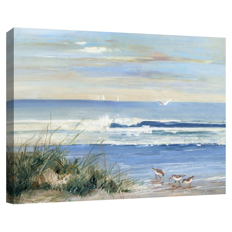 Beachcombers by Sally Swatland Canvas Art Print