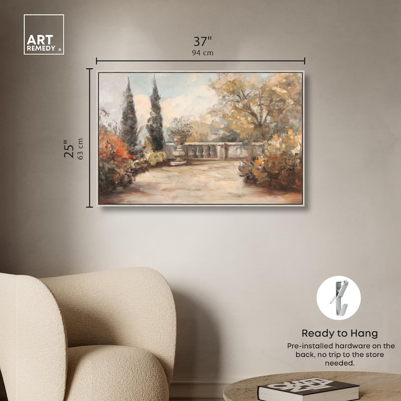 Autumnal Arbor Canvas by Art Remedy