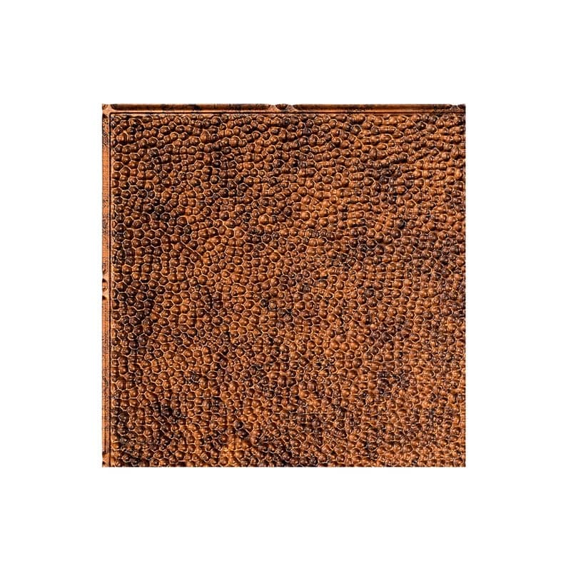 FASÄDE Border Fill Decorative Vinyl 2ft x 2ft Lay in Ceiling Panel in Moonstone Copper (5 Pack) - 12in x 12in Sample - Moonstone Copper