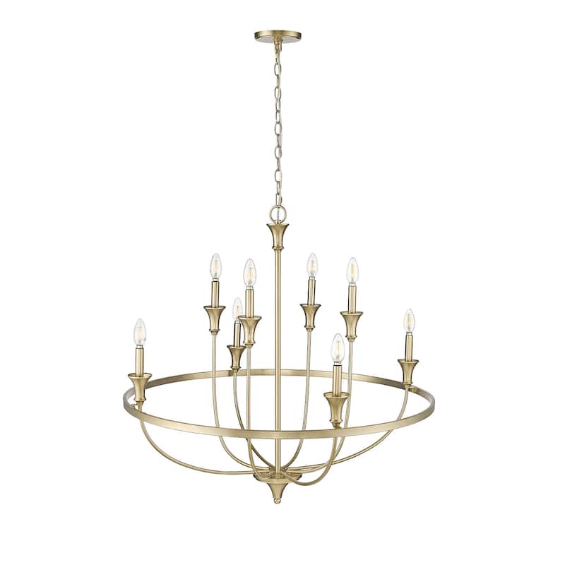 Millennium Lighting 28108 Emery 8 Light 34" Wide Taper Candle Style