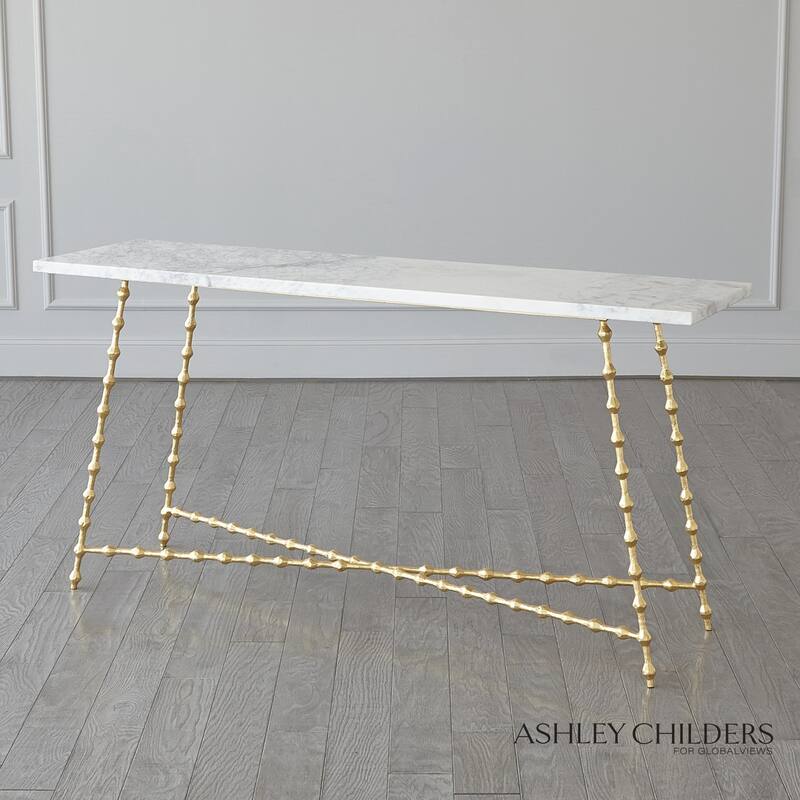 Elder Console-Gold Leaf