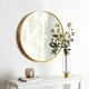 preview thumbnail 3 of 26, Contemporary Round Wall-Mounted Wall Mirror