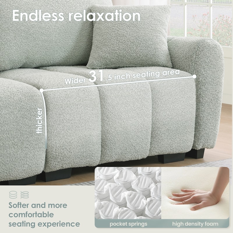 110 Inch Modular Sectional Sofa