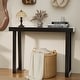 preview thumbnail 2 of 27, Modern Console Table Solid Wood for Entryway or Hallway Decor