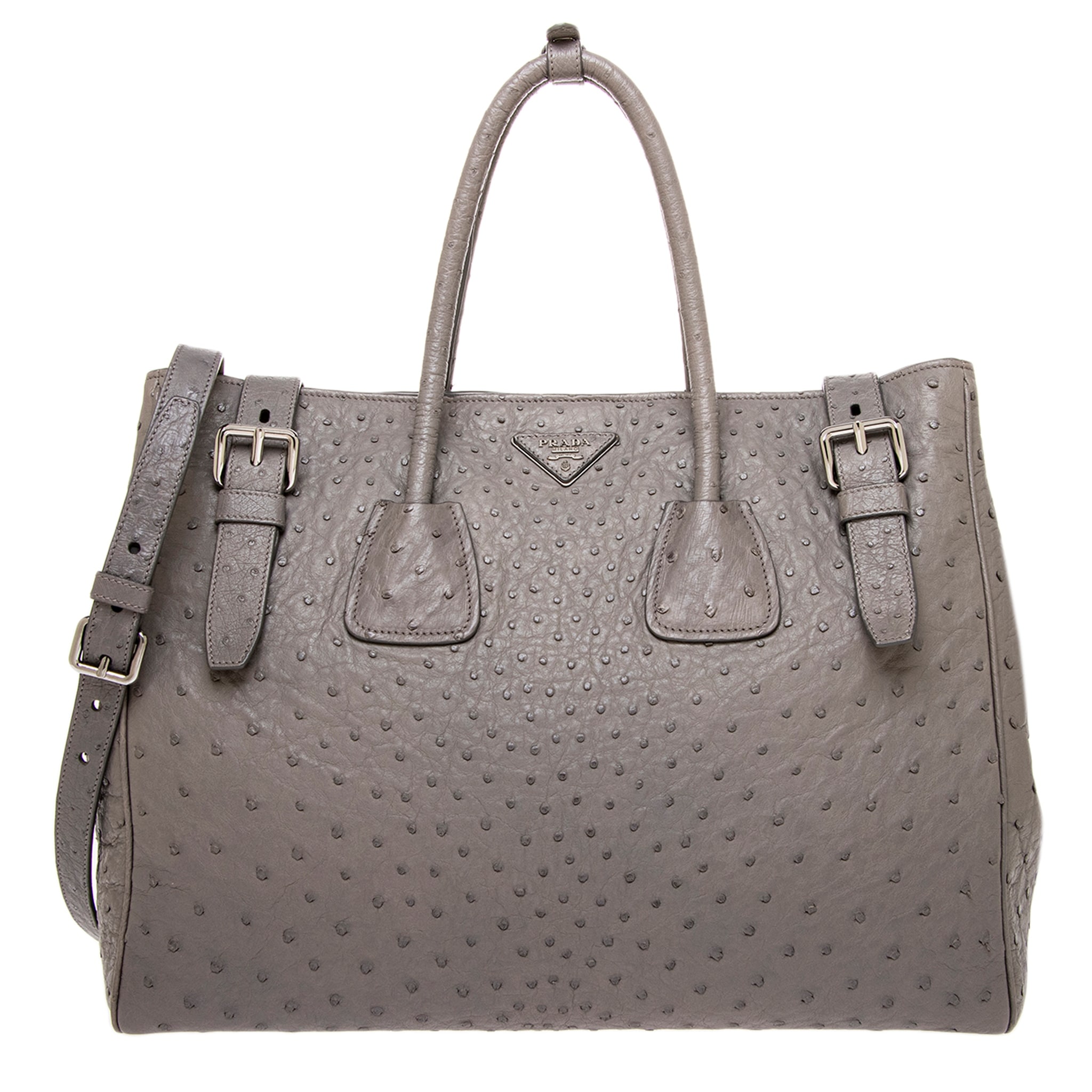 Prada Leather Top Handle Bag