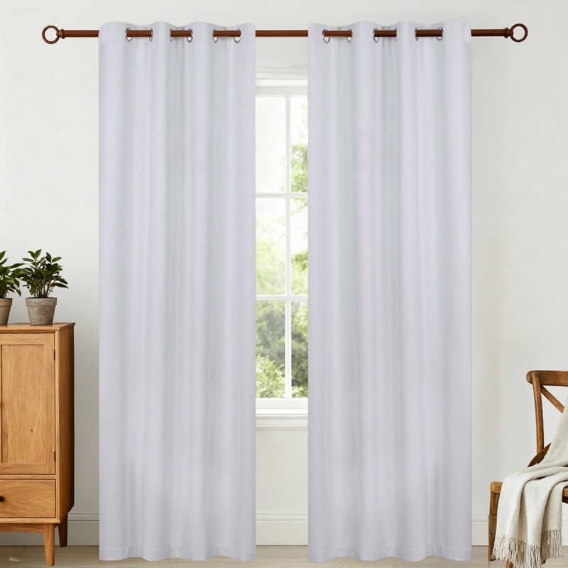 Superior Neal 100% Blackout Grommet Curtains, Set of 2 Panels