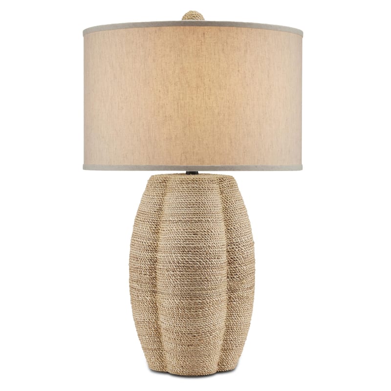 Currey & Company Karnak Rope Table Lamp - 30.5"h x 18"dia