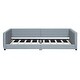 preview thumbnail 11 of 13, Queen Size & Twin XL Size Upholstered Platform Bed, PU Leather Mother & Child Bed, Convertible for Two Separate Beds, Gray