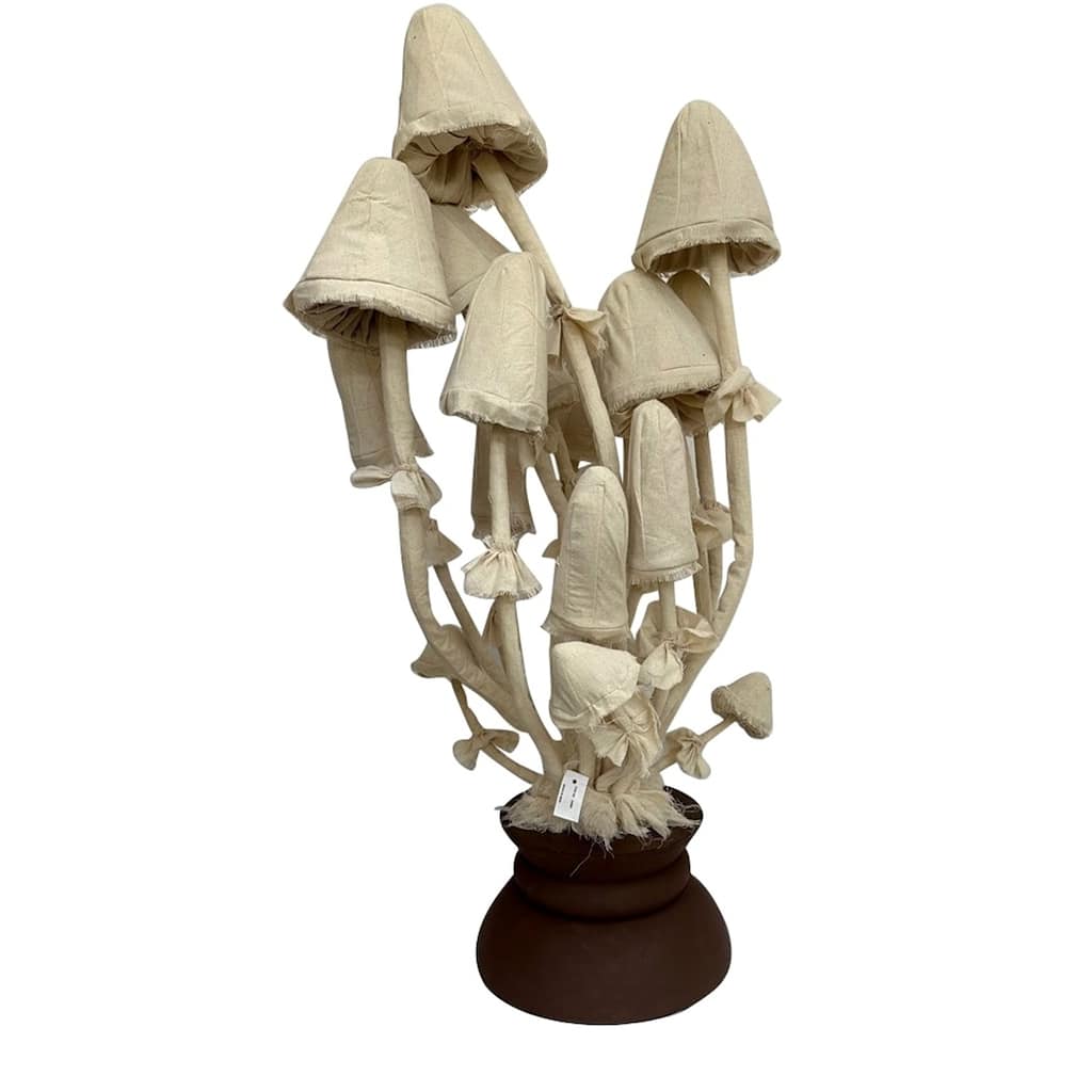 Muslin Mushroom Sculpture- A