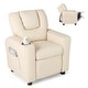preview thumbnail 6 of 34, PU Leather Kids Recliner Chair with Cup Holder and Pocket - 23.5" x 23.5" x 28"