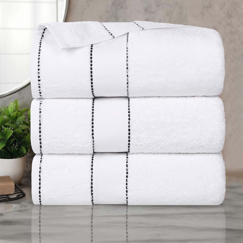 Superior Niles Cotton Ultra-Plush Absorbent Bath Towels, Set of 3