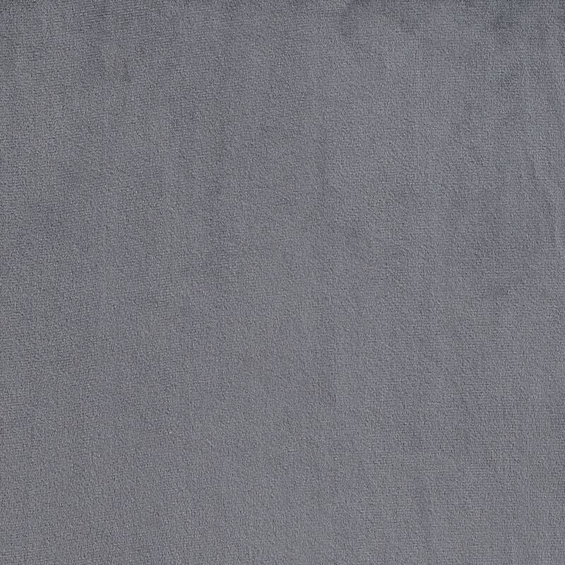 Queen Velvet Upholstered Bed with Wings Design, Charcoal Gray, Easy Assembly