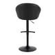 preview thumbnail 36 of 84, Porch & Den Livesey High Back Adjustable Bar Stool with Rounded T Footrest (Set of 2)
