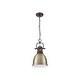 preview thumbnail 4 of 2, Golden Lighting 3602-S RBZ Duncan 9" Wide Mini Pendant