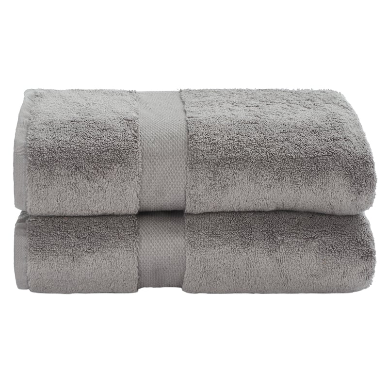 SAFAVIEH Super Plush Bath Towel (Set of 2) - 27" W x 54" H