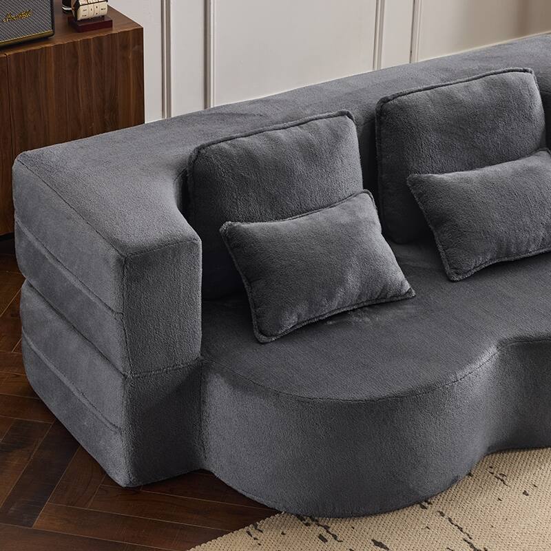 Luxury Sleeper Sofa Bed with Soft Cushion - Ultimate Comfort for Your Home