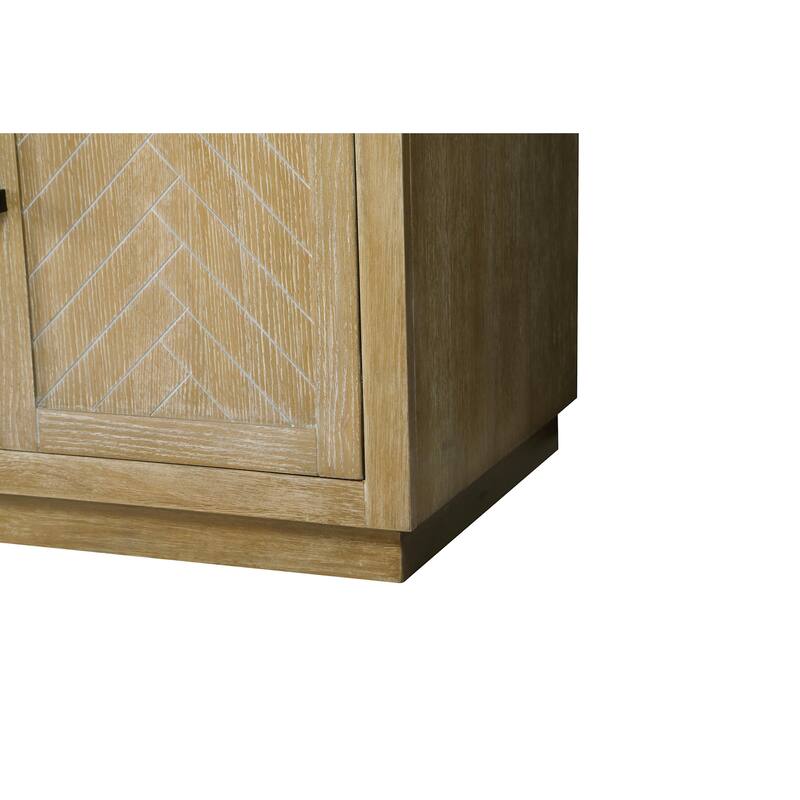 Elegant Lighting VF29084D Chase 84" Free Standing Double Basin Vanity