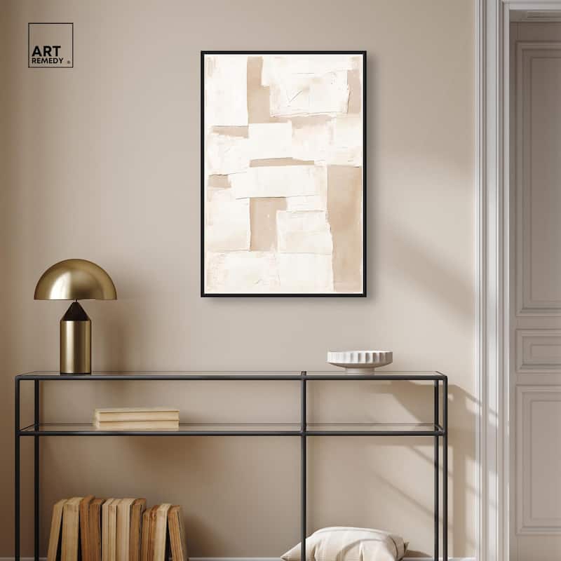 Plastered Planes III Canvas by Art Remedy