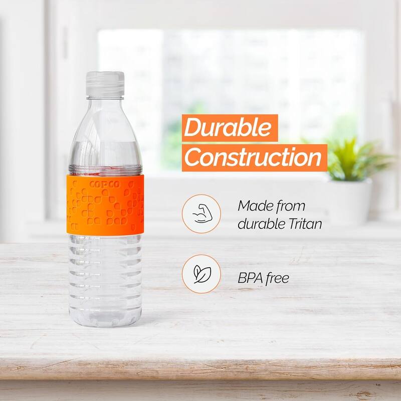 Copco Hydra Reusable Tritan Water Bottle with Spill Resistant Lid